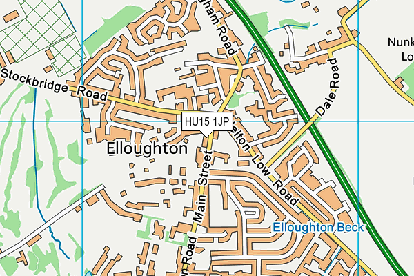 Map of ELLOUGHTON NEWS LIMITED at district scale