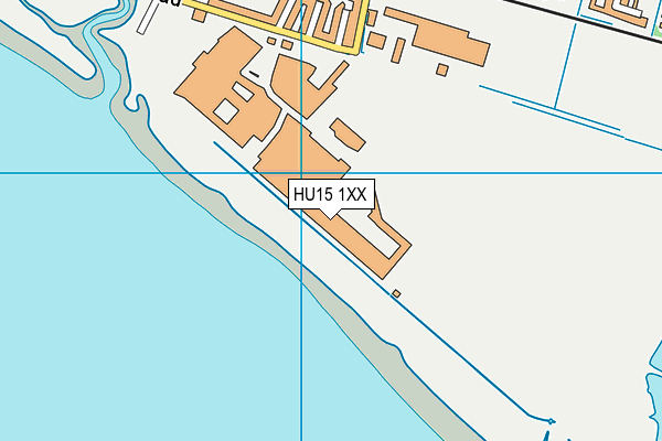 HU15 1XX map - OS VectorMap District (Ordnance Survey)