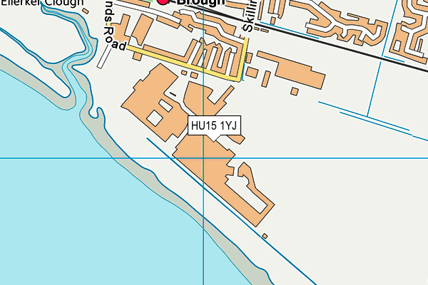 HU15 1YJ map - OS VectorMap District (Ordnance Survey)