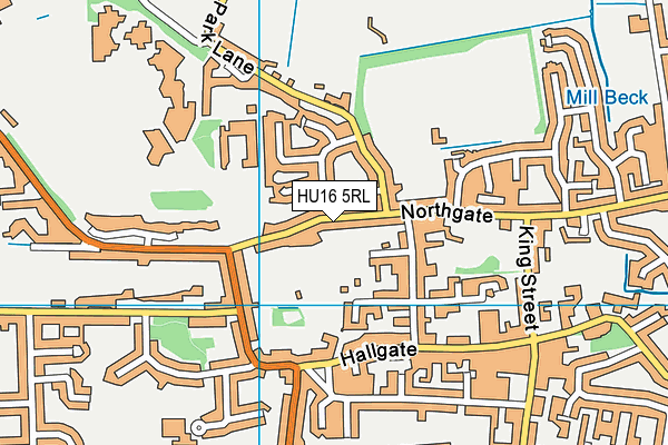 Map of THE ALAN PLATER ESTATE LTD at district scale