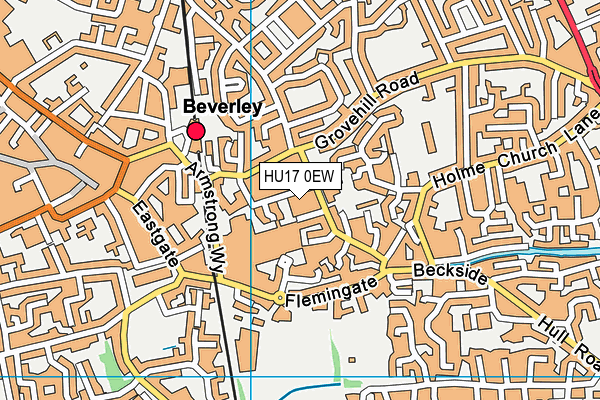 Cambian Beverley School map (HU17 0EW) - OS VectorMap District (Ordnance Survey)