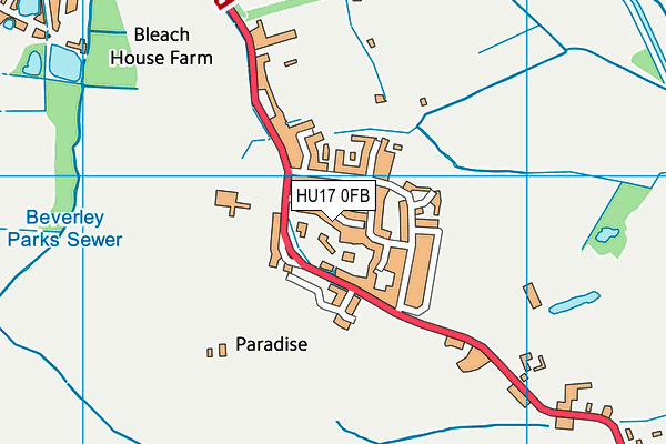Map of WOODMANSEY DEVELOPMENTS LIMITED at district scale