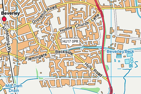 Map of SHAVE ICE COMPANY LTD at district scale