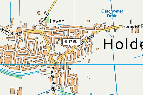 Map of LEVEN WINDOW CLEANING SERVICES LTD at district scale