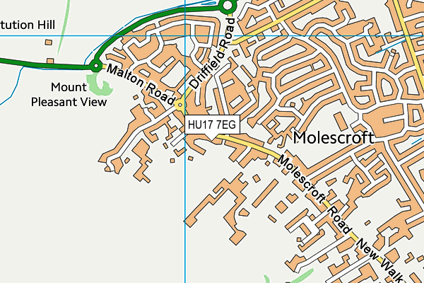 Map of DT INVESTMENTS (YORKS) LIMITED at district scale