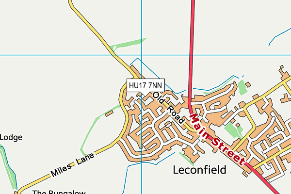 HU17 7NN map - OS VectorMap District (Ordnance Survey)