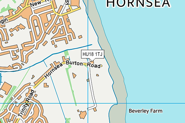 Map of HORNSEA BOAT LAUNCH LIMITED at district scale