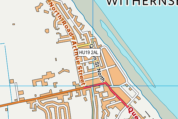 HU19 2AL map - OS VectorMap District (Ordnance Survey)