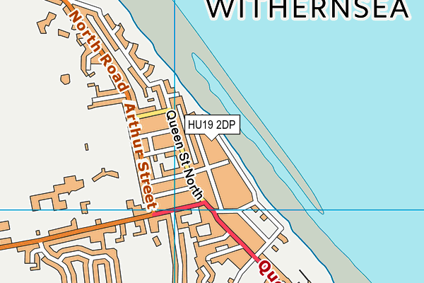 HU19 2DP map - OS VectorMap District (Ordnance Survey)