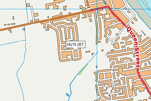 HU19 2ET map - OS VectorMap District (Ordnance Survey)