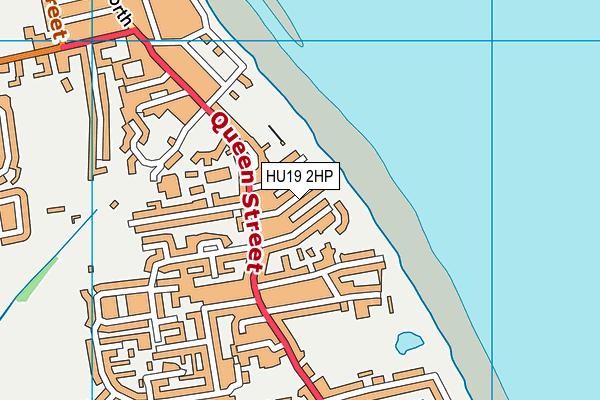 HU19 2HP map - OS VectorMap District (Ordnance Survey)