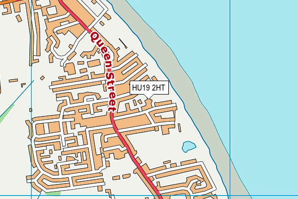 HU19 2HT map - OS VectorMap District (Ordnance Survey)