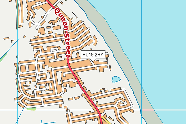 HU19 2HY map - OS VectorMap District (Ordnance Survey)