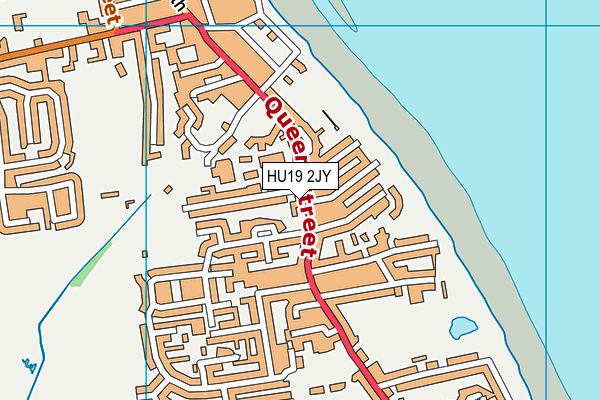 HU19 2JY map - OS VectorMap District (Ordnance Survey)