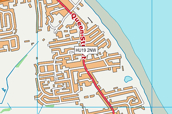 HU19 2NW map - OS VectorMap District (Ordnance Survey)