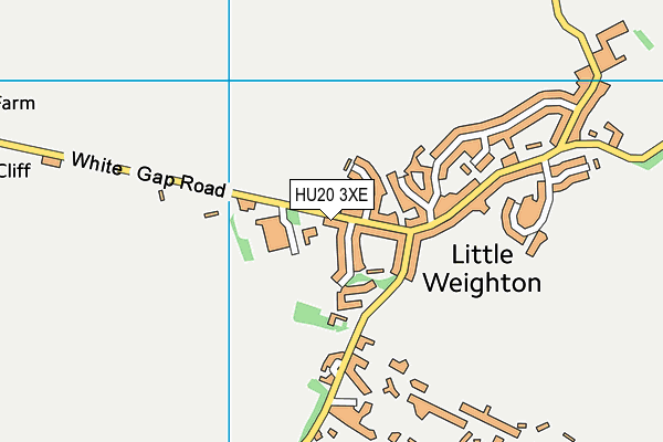 Little Weighton Rowley Church of England Voluntary Controlled Primary School map (HU20 3XE) - OS VectorMap District (Ordnance Survey)