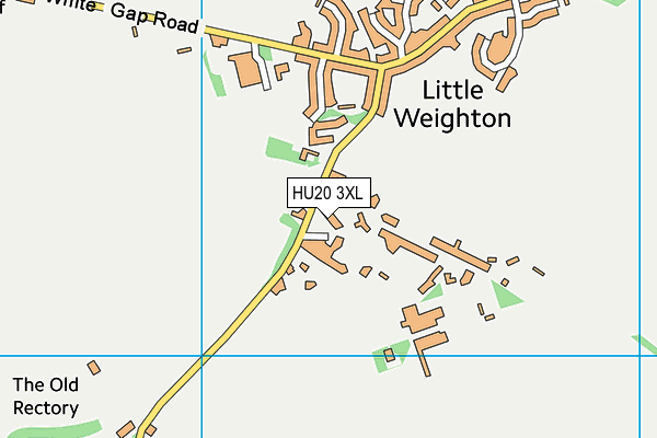 HU20 3XL map - OS VectorMap District (Ordnance Survey)