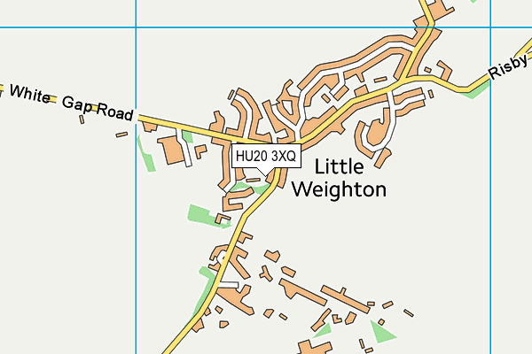 Map of STATION GARAGE (LITTLE WEIGHTON) LIMITED at district scale
