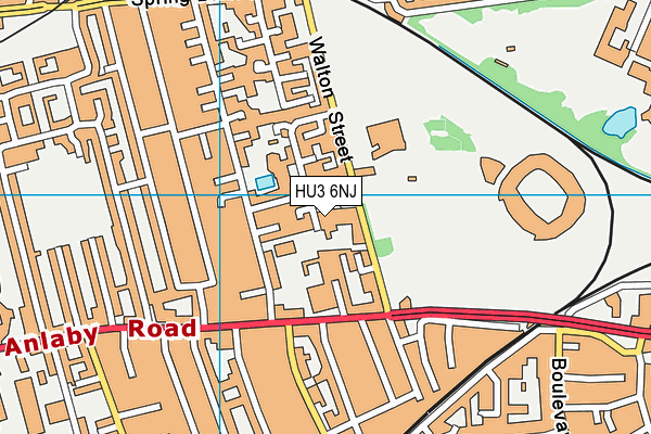 Paisley Primary School map (HU3 6NJ) - OS VectorMap District (Ordnance Survey)