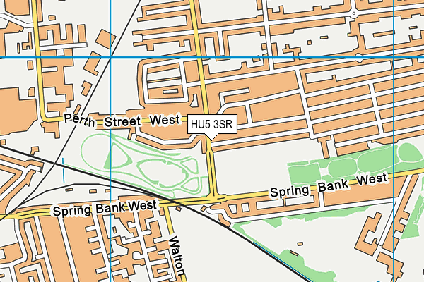 HU5 3SR map - OS VectorMap District (Ordnance Survey)