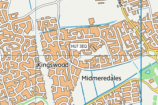 HU7 3EQ map - OS VectorMap District (Ordnance Survey)