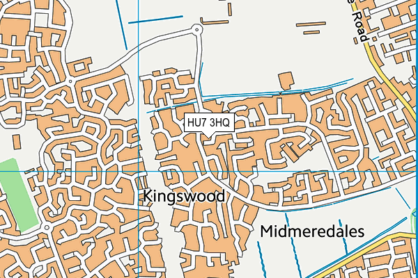 HU7 3HQ map - OS VectorMap District (Ordnance Survey)