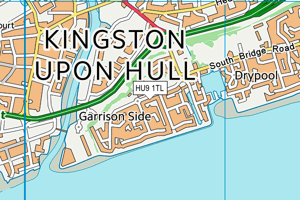 Victoria Dock Primary School map (HU9 1TL) - OS VectorMap District (Ordnance Survey)