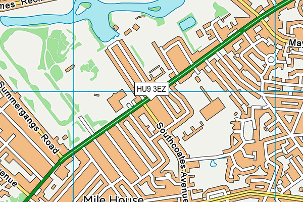 Charisma (Closed) map (HU9 3EZ) - OS VectorMap District (Ordnance Survey)