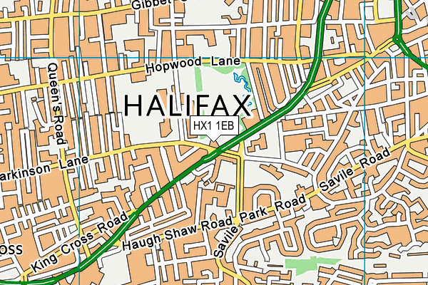 Map of SILCOCK BUILDERS HALIFAX LTD at district scale