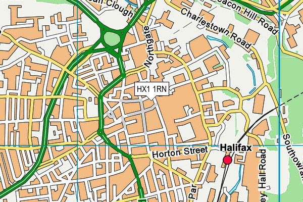 HX1 1RN map - OS VectorMap District (Ordnance Survey)