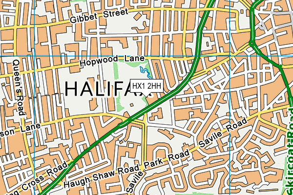 HX1 2HH map - OS VectorMap District (Ordnance Survey)