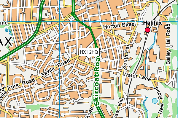 HX1 2HQ map - OS VectorMap District (Ordnance Survey)