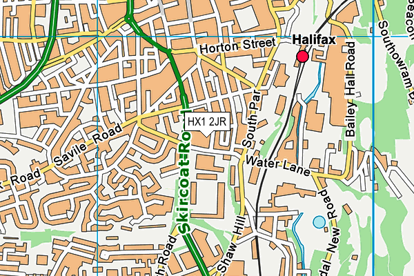 HX1 2JR map - OS VectorMap District (Ordnance Survey)