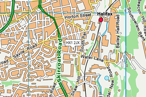 HX1 2JX map - OS VectorMap District (Ordnance Survey)