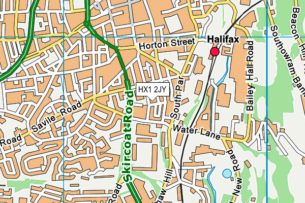 HX1 2JY map - OS VectorMap District (Ordnance Survey)