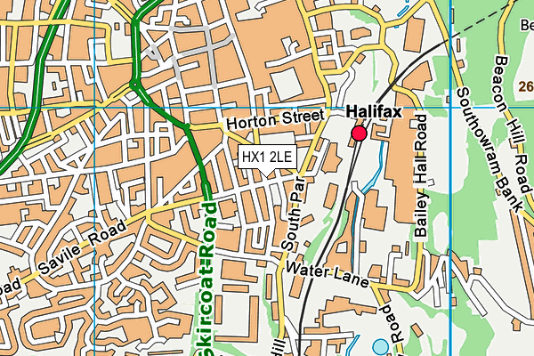 HX1 2LE map - OS VectorMap District (Ordnance Survey)