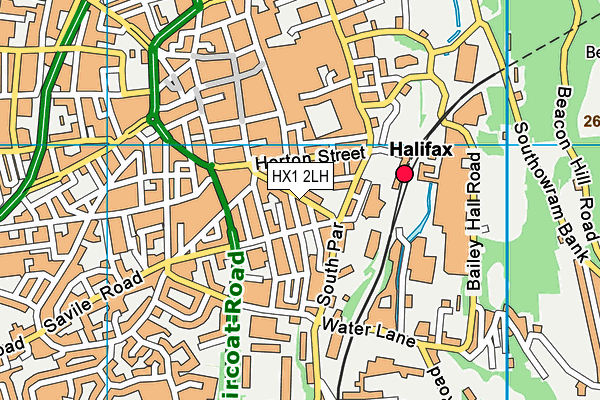 HX1 2LH map - OS VectorMap District (Ordnance Survey)