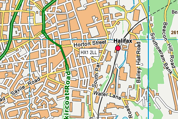 HX1 2LL map - OS VectorMap District (Ordnance Survey)