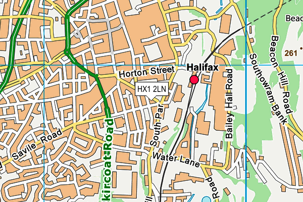 HX1 2LN map - OS VectorMap District (Ordnance Survey)