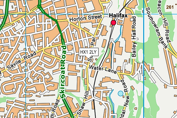 HX1 2LY map - OS VectorMap District (Ordnance Survey)