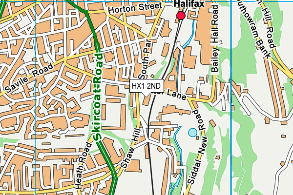 HX1 2ND map - OS VectorMap District (Ordnance Survey)