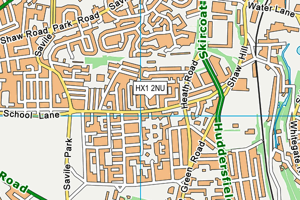 HX1 2NU map - OS VectorMap District (Ordnance Survey)