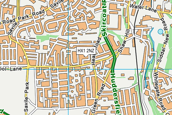 HX1 2NZ map - OS VectorMap District (Ordnance Survey)