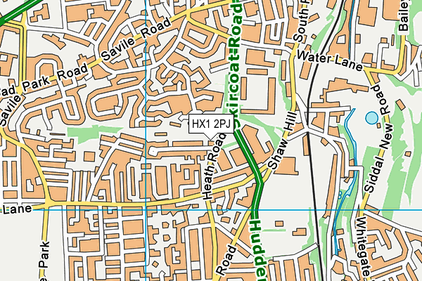 HX1 2PJ map - OS VectorMap District (Ordnance Survey)