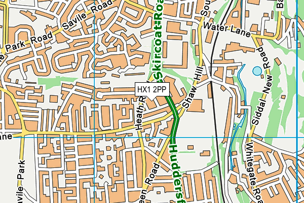 HX1 2PP map - OS VectorMap District (Ordnance Survey)