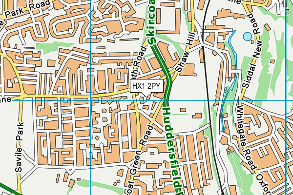 HX1 2PY map - OS VectorMap District (Ordnance Survey)