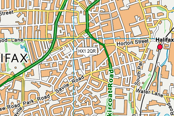 HX1 2QR map - OS VectorMap District (Ordnance Survey)