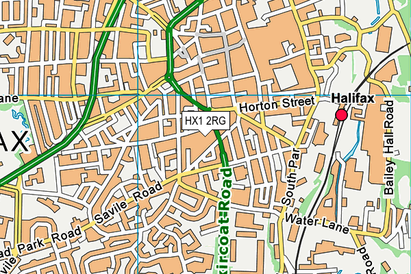 HX1 2RG map - OS VectorMap District (Ordnance Survey)