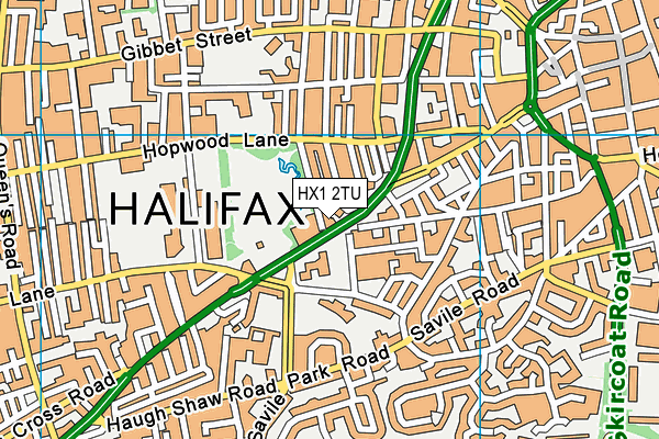 HX1 2TU map - OS VectorMap District (Ordnance Survey)