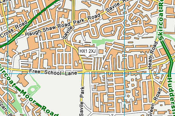 HX1 2XJ map - OS VectorMap District (Ordnance Survey)